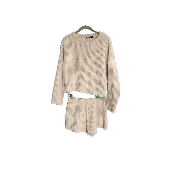 moon & madison Other - Moon & Madison women’s 2 piece, matching waffle, knit set size medium